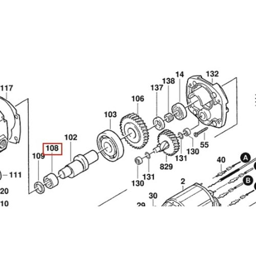 BOSCH GNA 3,5 POZ 108 İĞNELİ KOVAN 3600917019