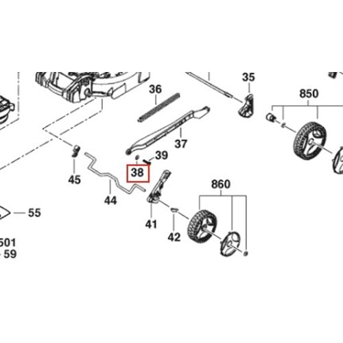 BOSCH ARM 37 POZ 038 PUL F016F04716