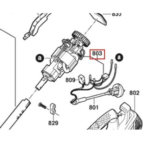 BOSCH AFS 23-37 POZ 803 MOTOR SET F016F04832