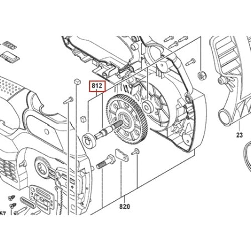 BOSCH UNİVERSALCHAİN 18 POZ 812 SÜRME MİLİ F016F05167