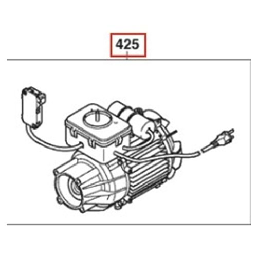 BOSCH GHP 5-75 POZ 425 MOTOR SET F016F05935