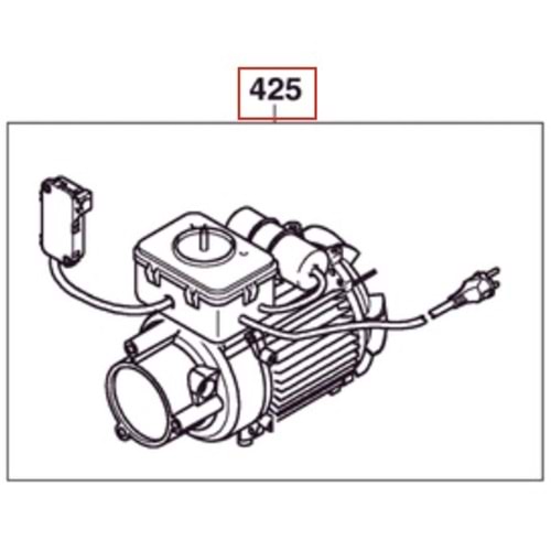 BOSCH GHP 5-75 X POZ 425 MOTOR SET F016L73324
