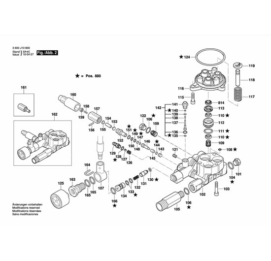 BOSCH GHP 5-75 X POZ 162 POMPA KAFA SET F016L73333