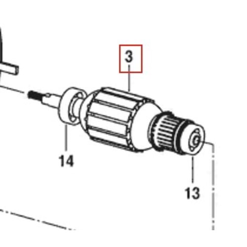 BOSCH GBL 800 E POZ 003 ENDÜVİ 1604010B1E