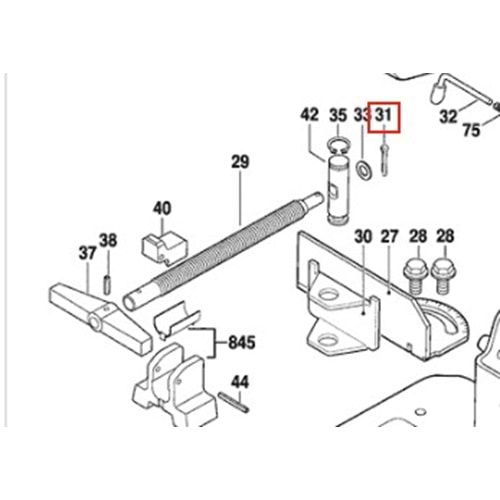 BOSCH GDC 12 JL POZ 111 PERÇİN MİLİ 1619P03756