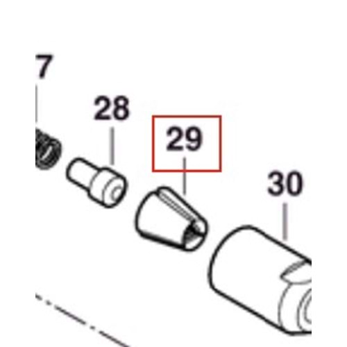 BOSCH GRG 18V-16 C POZ 029 SIKMA AĞZI 1619PB8337