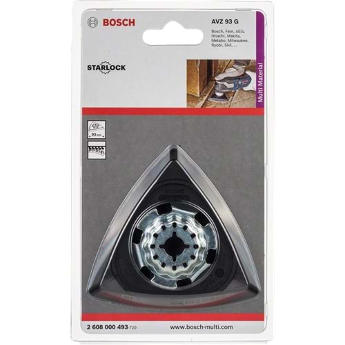 BOSCH Starlock Delta Zımpara Tabanı AVZ 93 G 2608000493
