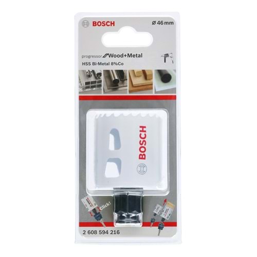 BOSCH PC-Plus pW&M Delik Açma Testeresi 46 mm 2608594216