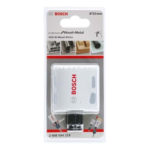 BOSCH PC-Plus pW&M Delik Açma Testeresi 52 mm 2608594219