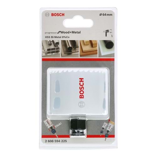 BOSCH PC-Plus pW&M Delik Açma Testeresi 64 mm 2608594225