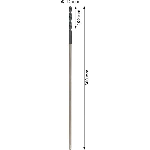 BOSCH SDS-Plus Kalıp-Izo K-Delici Ucu 12*600mm 2608597403