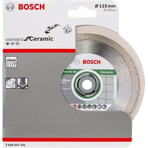 BOSCH Elmas Kesme Disk SFCeramic 115*22,23mm 2608602201