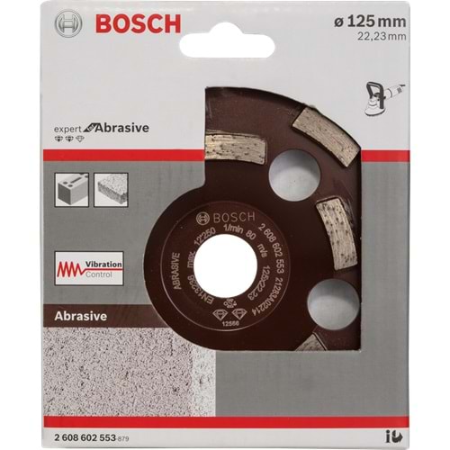 BOSCH Çanak Disk EF Abrasive 125 mm 2608602553