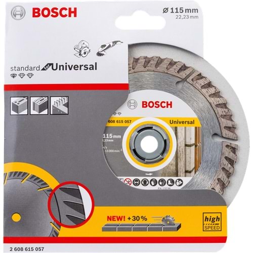 BOSCH Elmas Kesme Disk SFUniv 115*22,23mm 2608615057