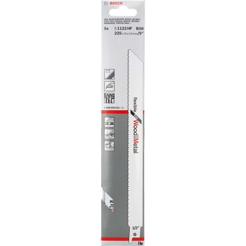 BOSCH Panter Testere FlexforW&M S1122HF 5'li 2608656021