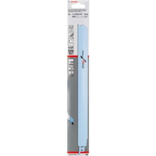 BOSCH Panter Testere HeaforMetal S1226CHF 5'li 2608657406
