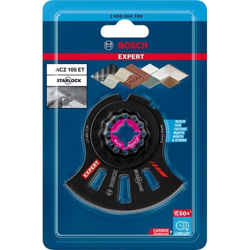 BOSCH EXPERT Starlock Testere Ucu MM ACZ105ET 1'li 2608664208