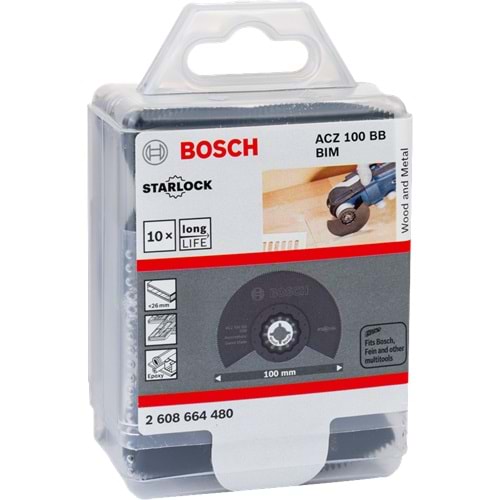 BOSCH Starlock Testere Ucu WM ACZ 100 BB 10'lu 2608664480