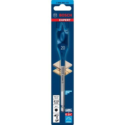 BOSCH EXPERT SCS Yaprak Ahşap Matkap Ucu HEX 20 x 152 mm 2608900319