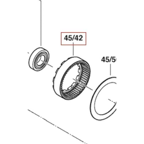 BOSCH GDS 18V-300 POZ 45/42 PLANET DİŞLİ 2609111519